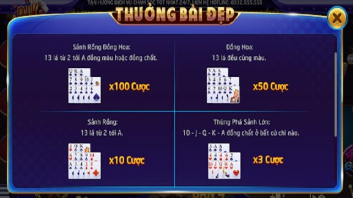 Luật chơi game bài Sun Win mậu binh