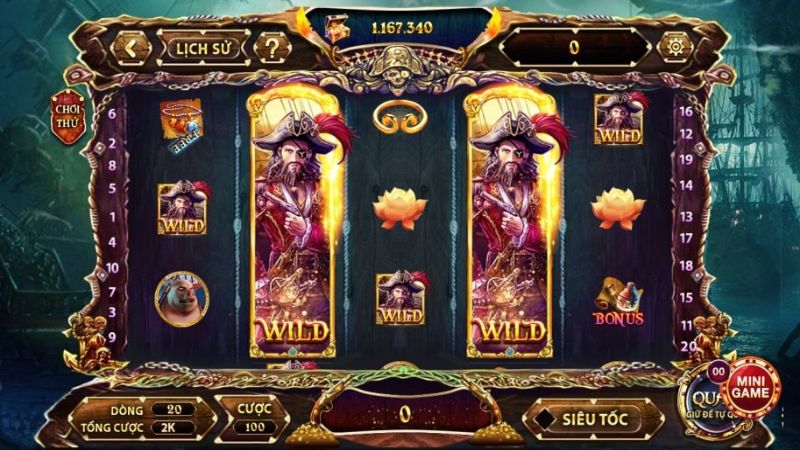 Pirate King - Tựa game slot không thể bỏ