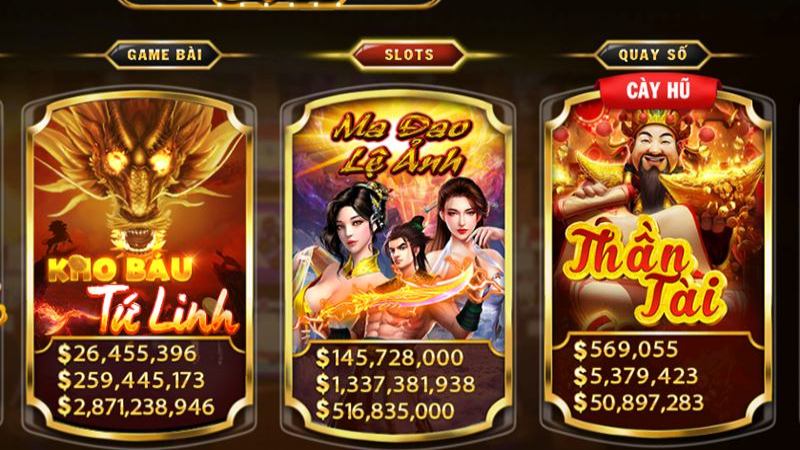 Giá trị phần thưởng nổ hũ thần tài Sunwin